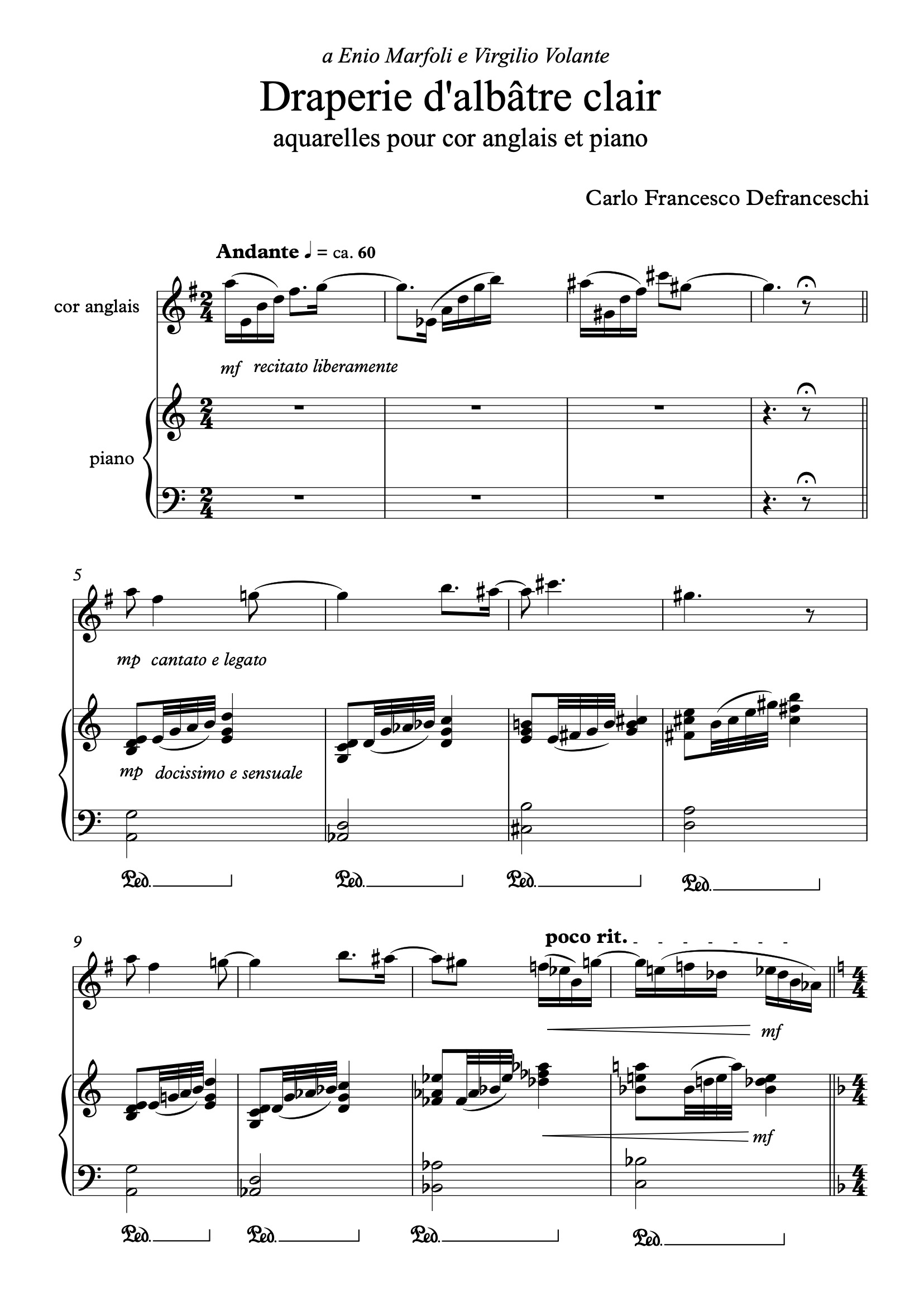 Draperie d'albâtre clair