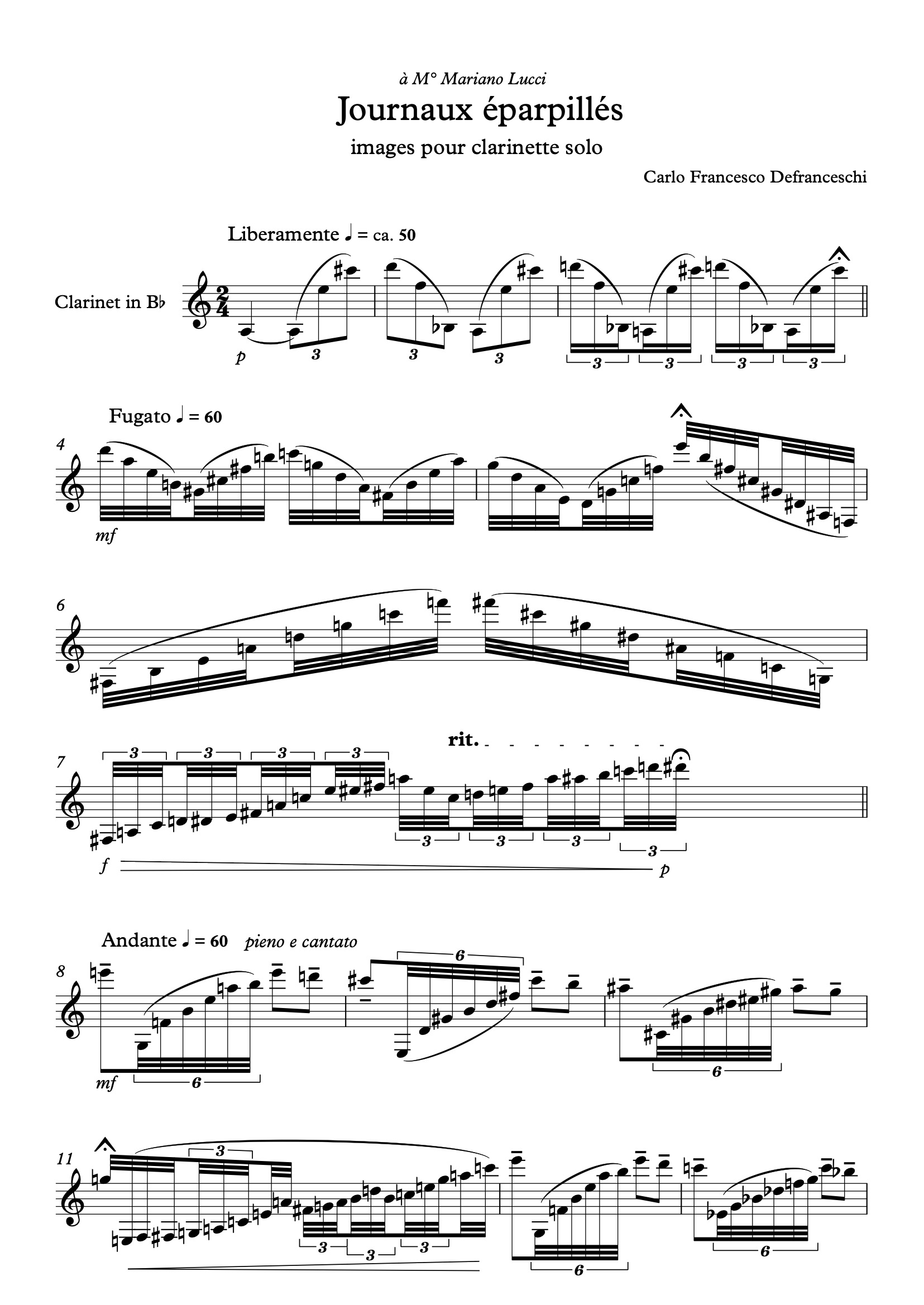 Journaux éparpillés