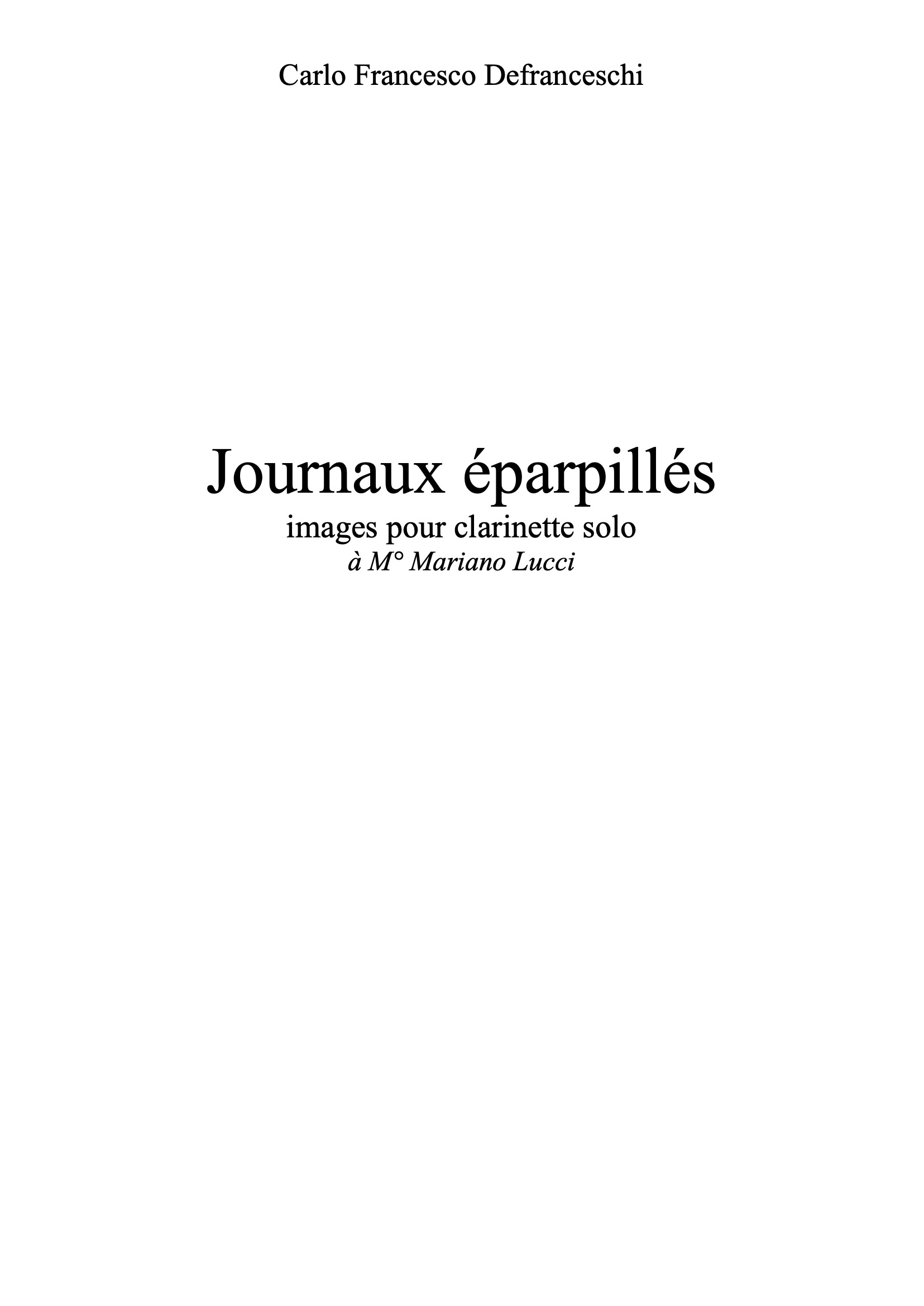 Journaux éparpillés