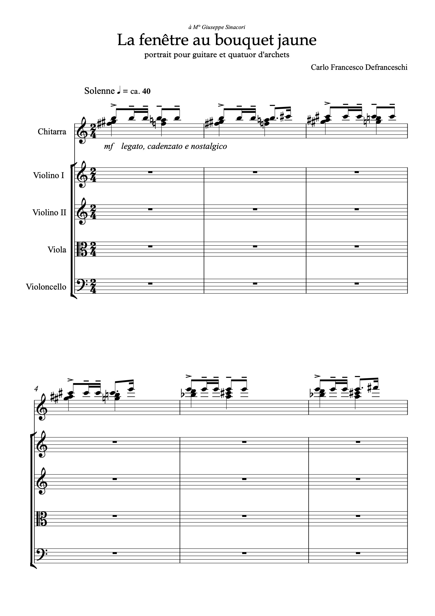 La fenêtre au bouquet jaune