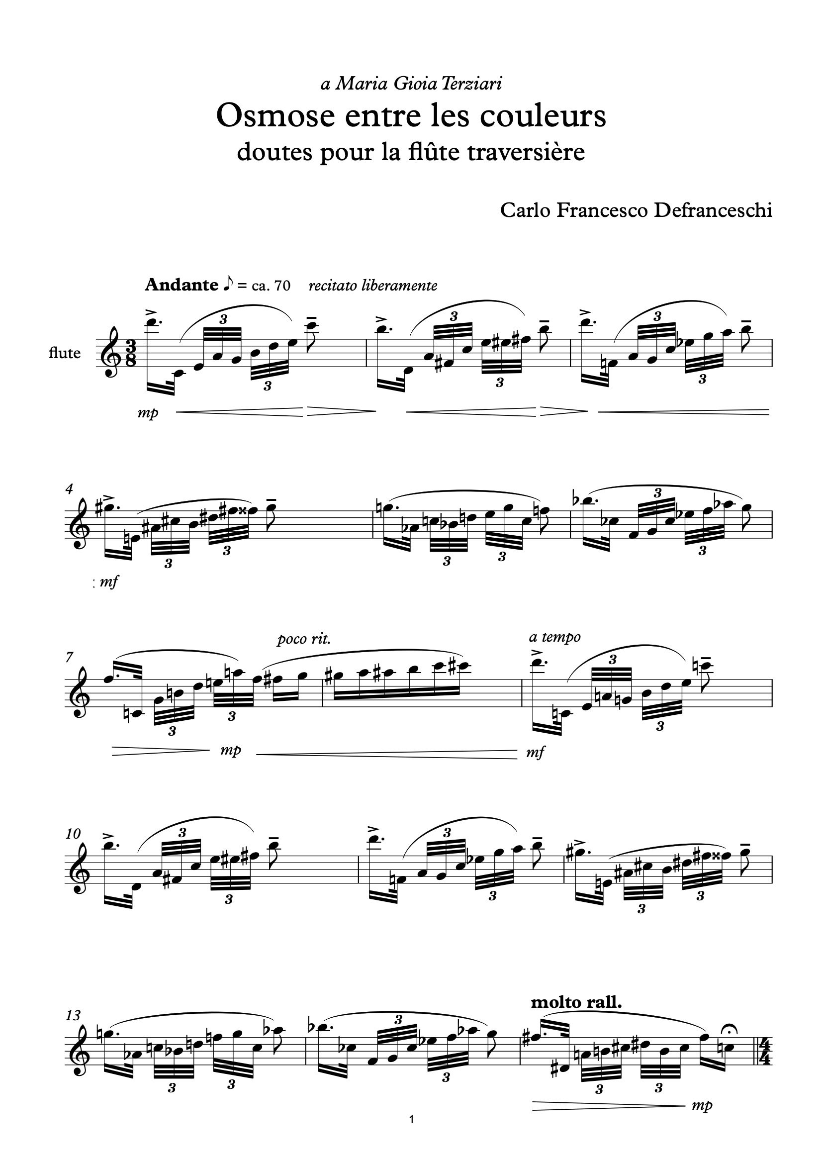 Osmose entre les couleurs