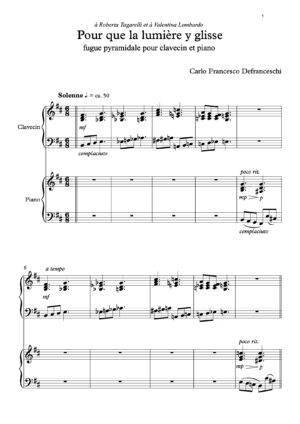Pour que la lumière y glisse