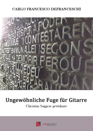 Ungewöhnliche Fuge für Gitarre