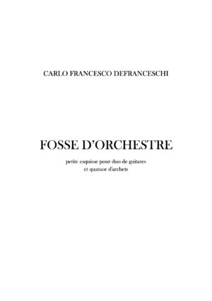 Fosse d'Orchestre