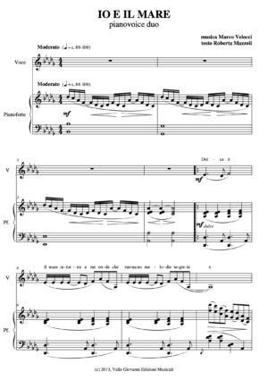 Breathe per duo Piano e Voce