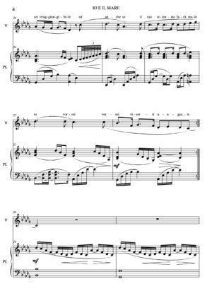Breathe per duo Piano e Voce