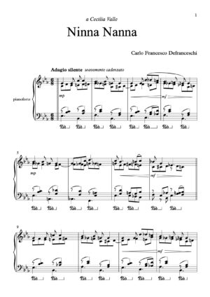 Ninna Nanna (Lullaby for Cecilia)