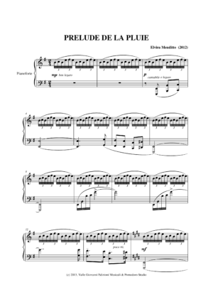 Prelude de la pluie