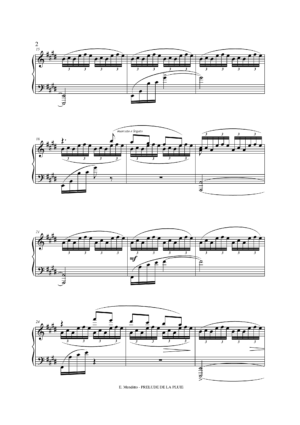 Prelude de la pluie